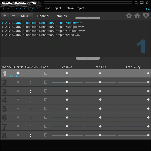 Soundscape Generator screenshot